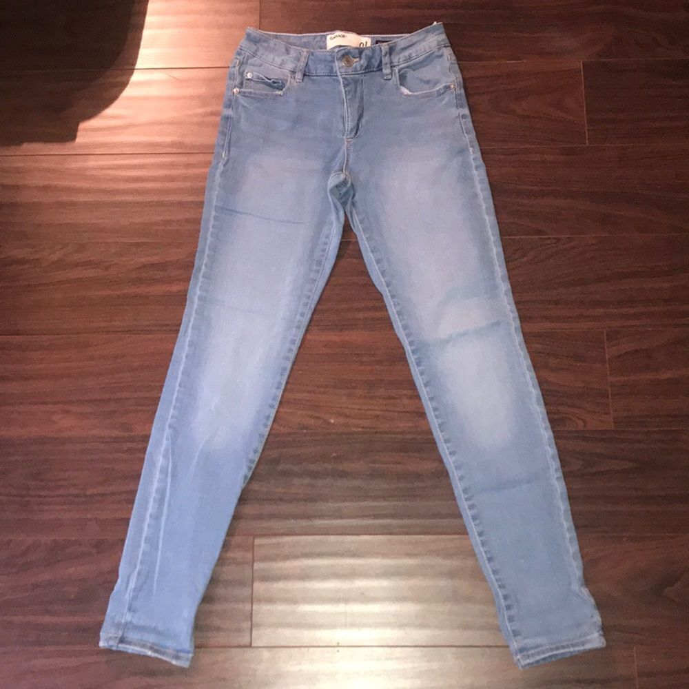 Garage Premium light wash skinny jeans